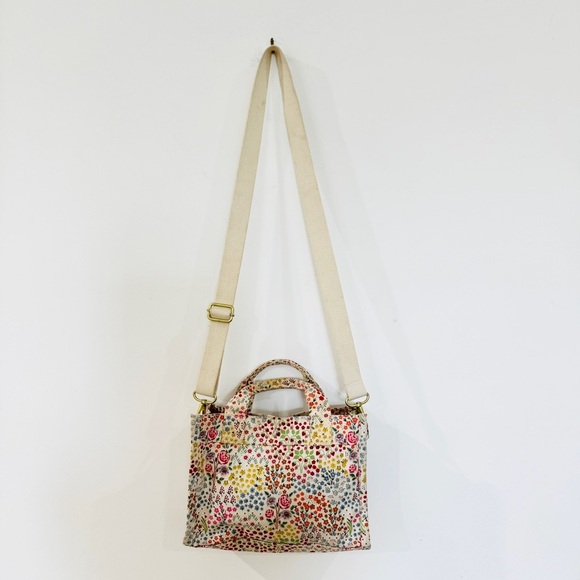 Cath Kidston cotton Artist Kingdom Ditsy Mini Sidekick shoulder bag EUC - Picture 3 of 15